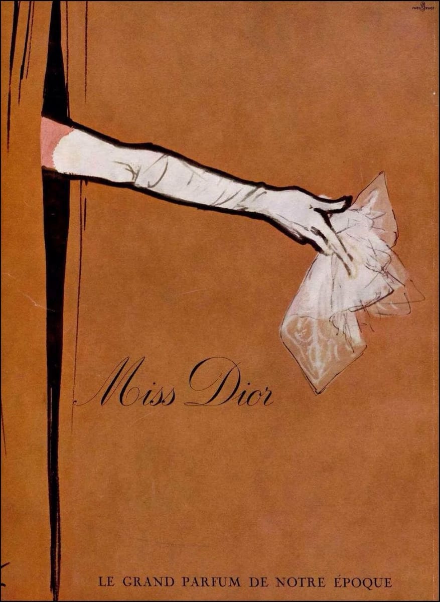 Artwork Title: Dior Ad: Miss Dior Perfume