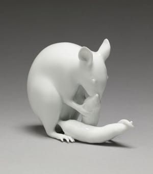 Artwork Title: Rat Eating A Daikon