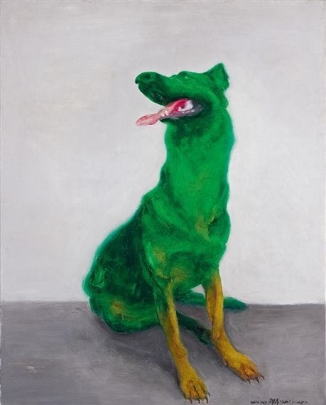 Artwork Title: Green Dog No.3