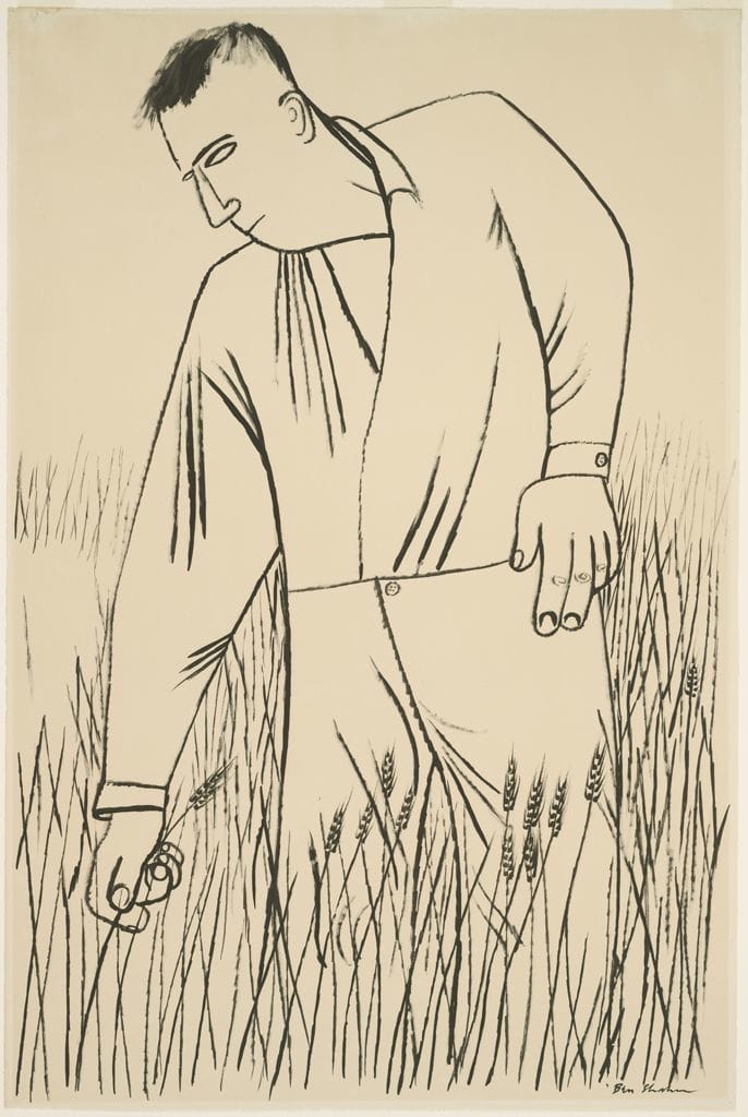 Artwork Title: Man Picking Wheat