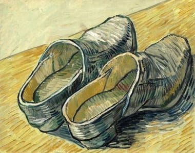 Artwork Title: A Pair of Leather Clogs