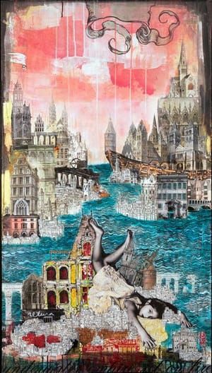 Artwork Title: Underwater Empire On Fire