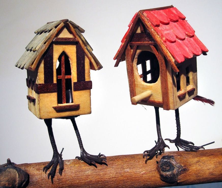 Artwork Title: Babayaga Love Bird Houses