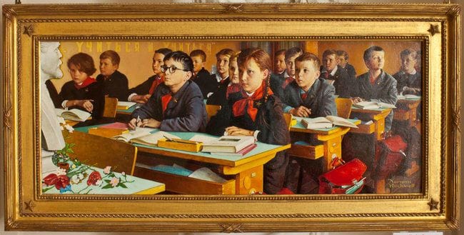 Artwork Title: Russian Schoolroom