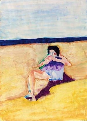 Artwork Title: Woman on Beach