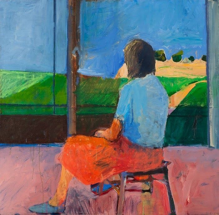 Artwork Title: Girl Looking at Landscape