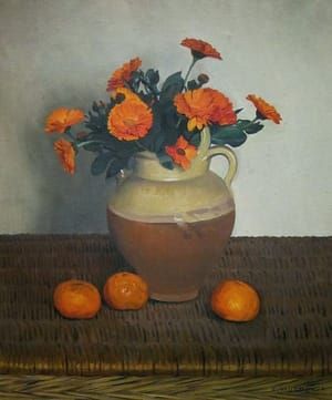 Artwork Title: Marigolds and Tangerines