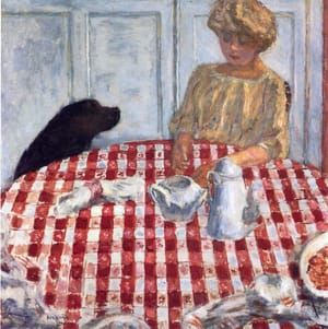 Artwork Title: The Red Checkered Tablecloth