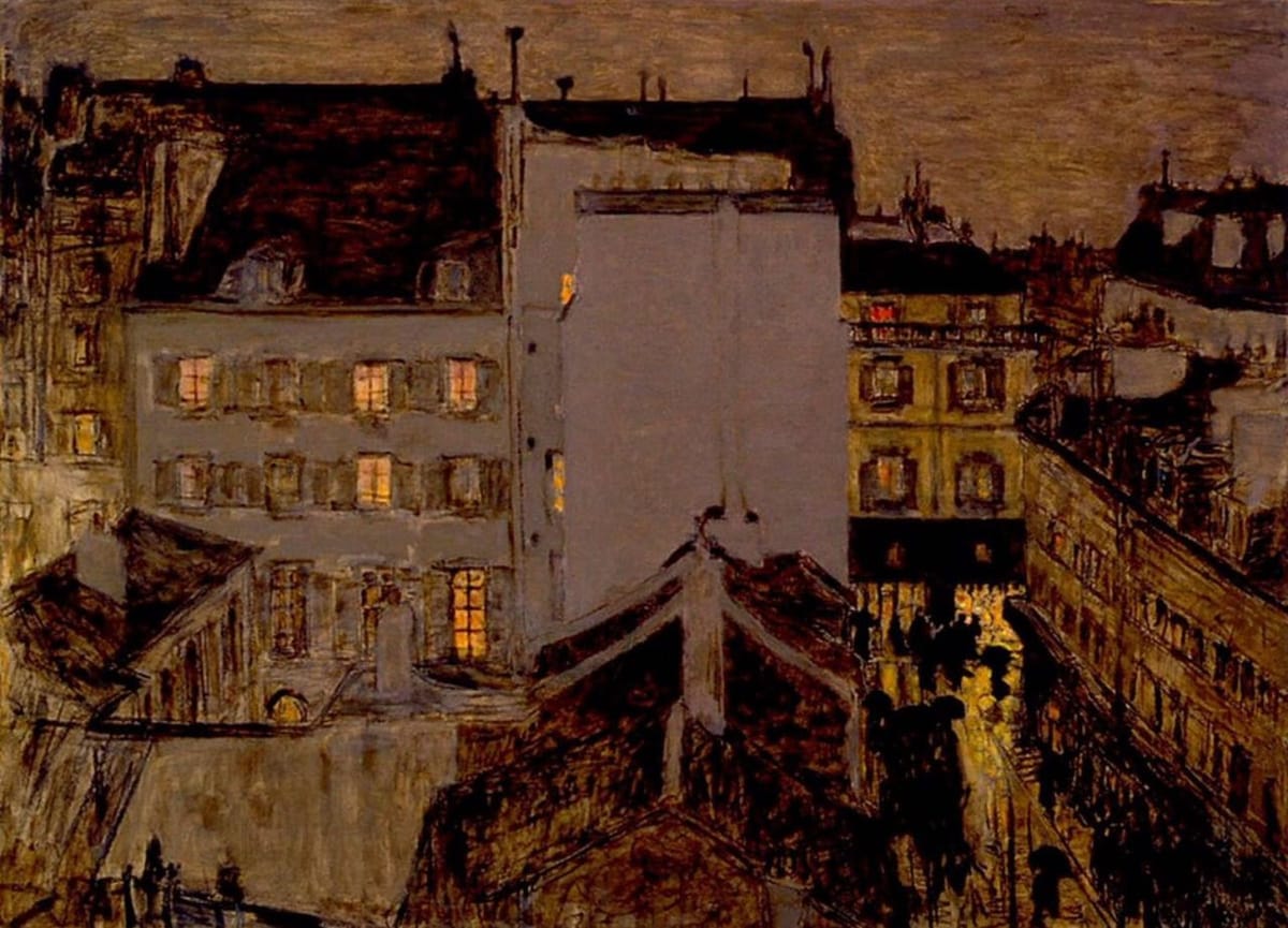 Artwork Title: Montmartre in the Rain