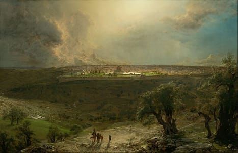 Artwork Title: Jerusalem from the Mount of Olives