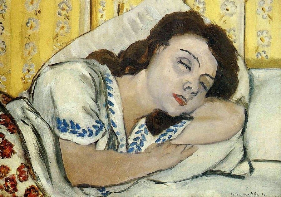 Artwork Title: Portrait of Margurite Sleeping