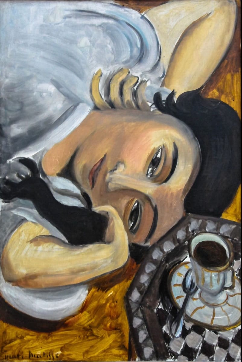 Artwork Title: Lorette with Cup of Coffee