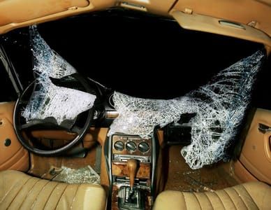 Artwork Title: Car Crash Studies. Interior #1