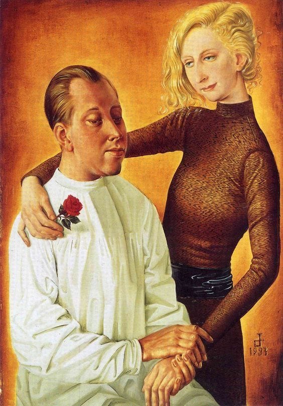 Artwork Title: The Painter Hans Theo Richter and His Wife Gisela