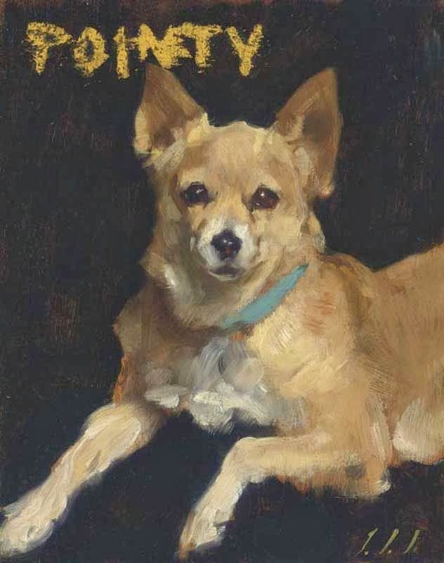 Artwork Title: Pointy (portrait of Louise Burckhardt's dog)