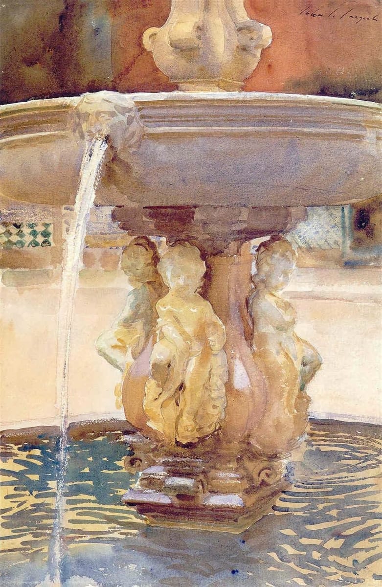 Artwork Title: Spanish Fountain