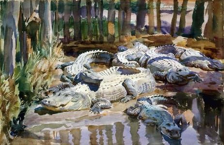 Artwork Title: Muddy Alligators