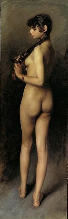 Artwork Title: Nude Study of an Egyptian Girl