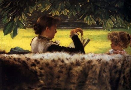 Artwork Title: Reading A Story