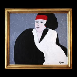 Artwork Title: Josette This Painting Is Hand Framed With Gallery Framing It Is 41 1 2