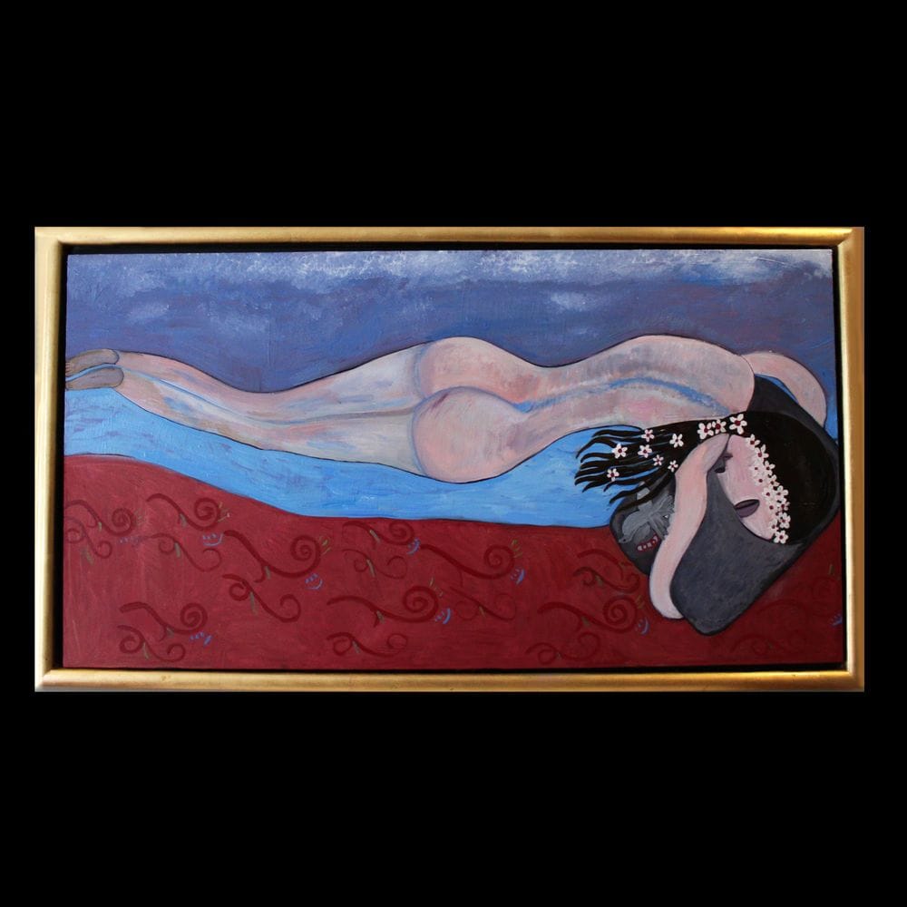 Artwork Title: Dreamer This Painting Is Hand Framed With Gallery Framing It Is 37 Tal