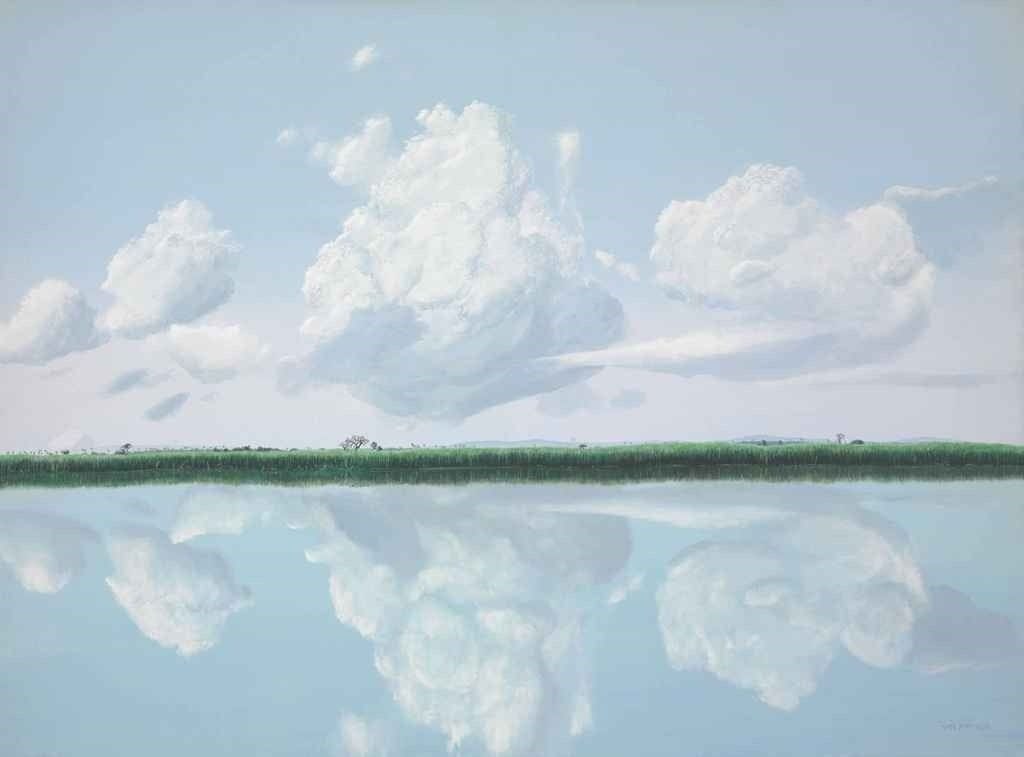 Artwork Title: Orilla, espejo de las nubes