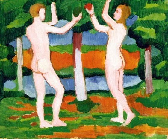 Artwork Title: Adam and Eve