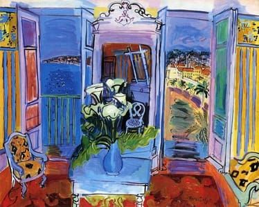 Artwork Title: Interior with open window