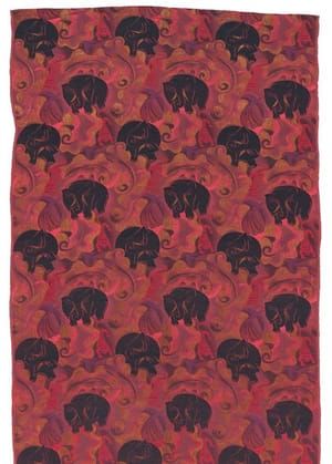 Artwork Title: Fabric Design Elephants