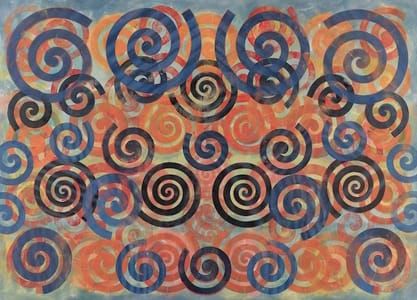Artwork Title: Spiral Painting II