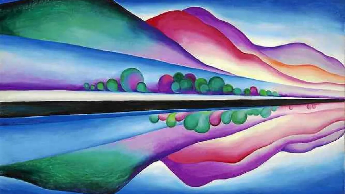 Georgia O Keeffe Lake George Reflection 1921 1922