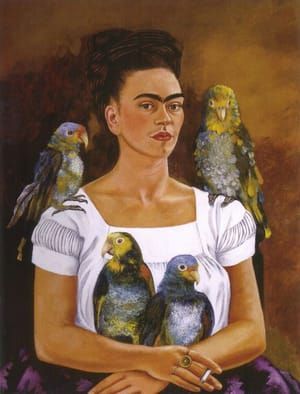 Artwork Title: Me And My Parrots