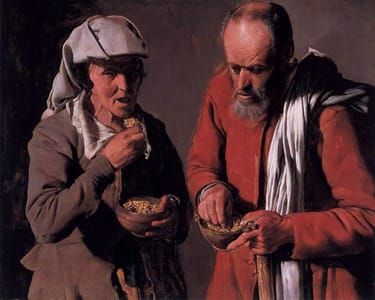 Artwork Title: Peasant Couple Eating