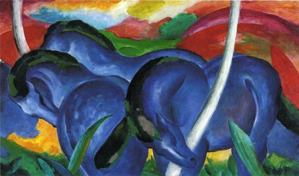 Artwork Title: The Blue Horses