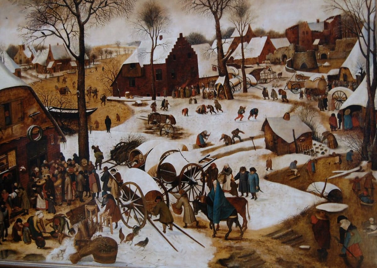 Artwork Title: The Census at Bethlehem