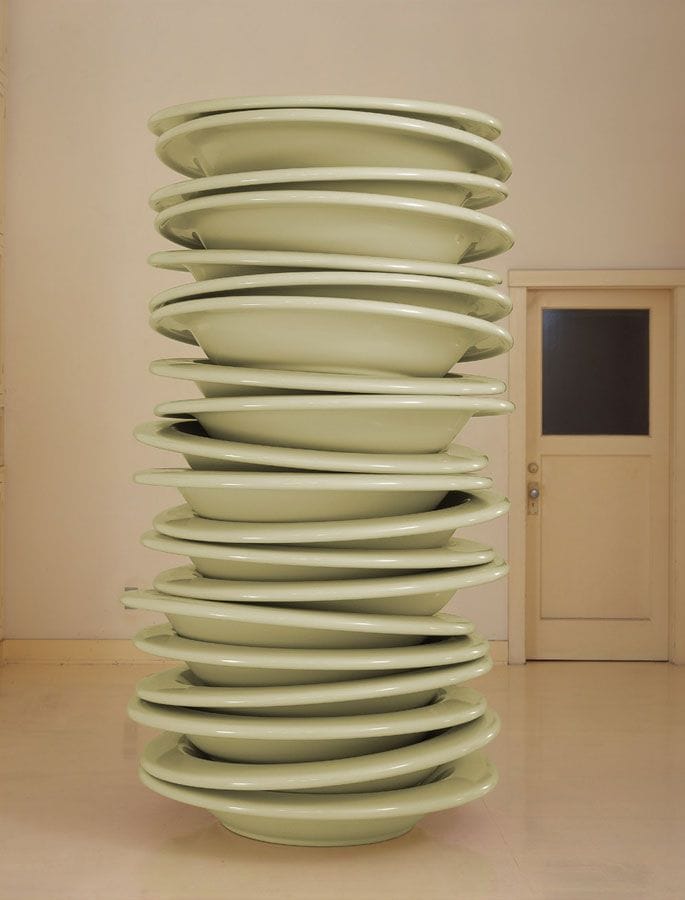 Artwork Title: No Title (stacked Plates, Mint)