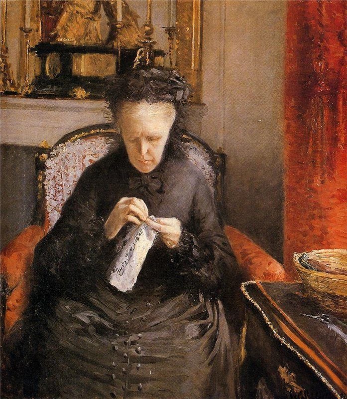 Artwork Title: Portait of Madame Martial Caillebote (the Artist's Mother)