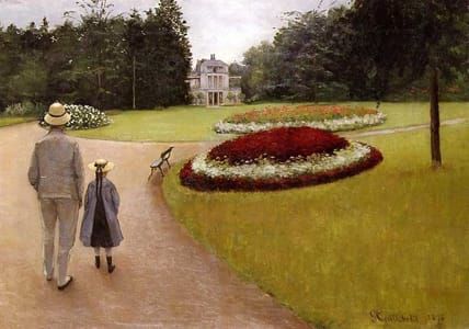 Artwork Title: The Park on the Caillebotte Property at Yerres