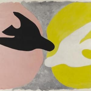 Artwork Title: L'oiseau Noir Et L'oiseau Blanc
