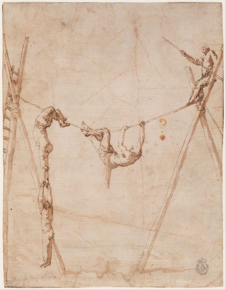 Artwork Title: Study for Acrobats