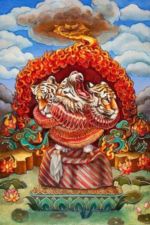 Artwork Title: A Three Headed Tiger Cursing Heaven