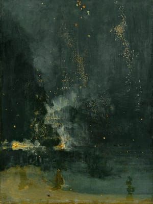 Artwork Title: Nocturne in Black and Gold (The Falling Rocket)