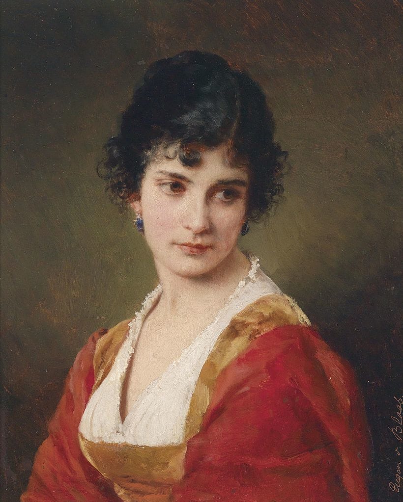 Artwork Title: Portrait Of A Young Lady