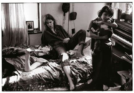 Artwork Title: Patti Smith with her children, Jackson and Jesse, St. Clair Shores, Michigan