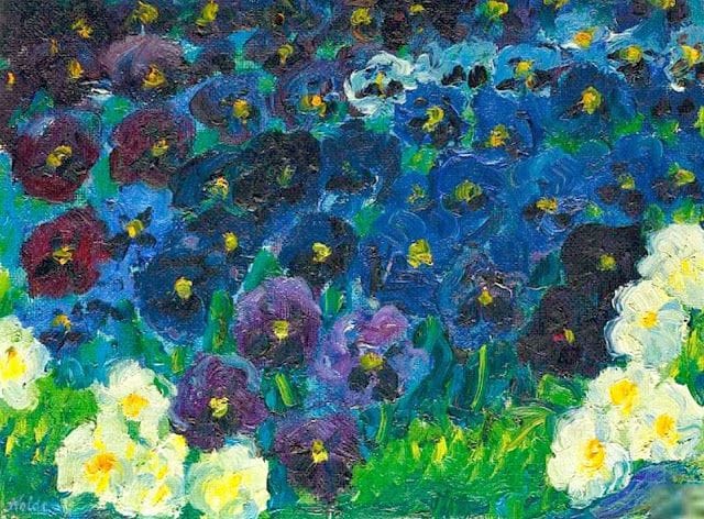 Artwork Title: The Blue Flowers