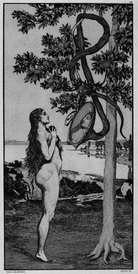 Artwork Title: Eve and the Serpent