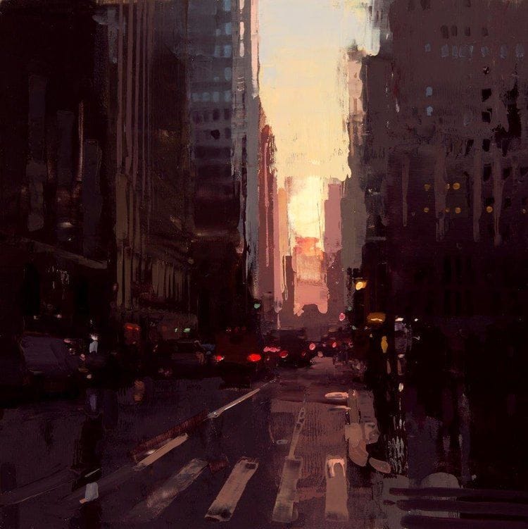 Artwork Title: New York Sunset No. 1