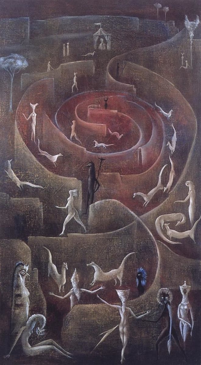 Artwork Title: Stoat Race (Ferret Race) (1951-52)