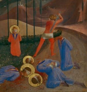 Artwork Title: Beheading of Saint Cosmas and Saint Damian, San Marco Altarpiece, detail