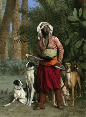 Artwork Title: The Negro Master of the Hounds